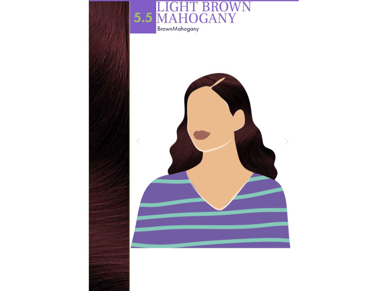 FlowerTint Light Mahogany Brown 5.5 