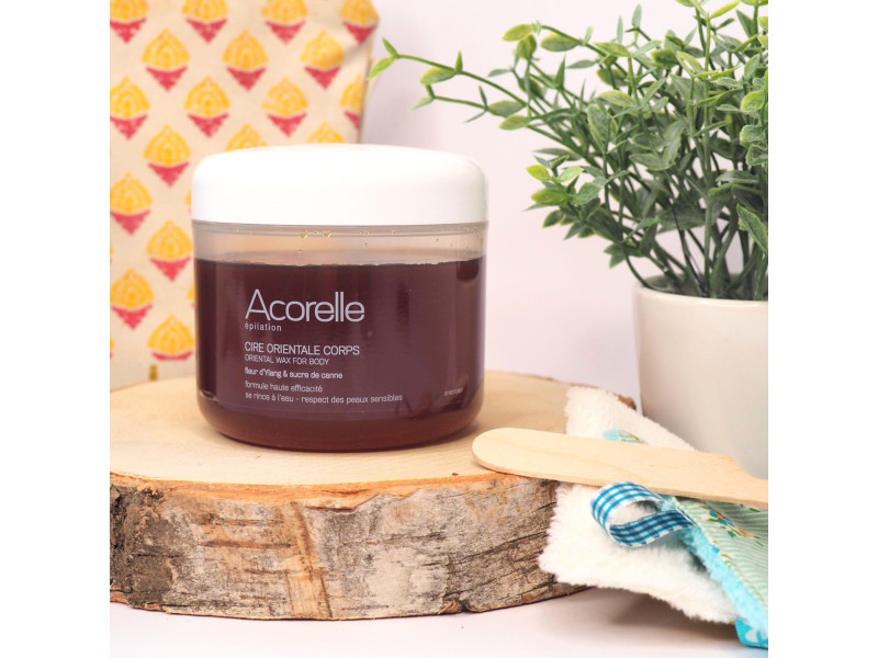 Acorelle Oriental Wax with Certified Organic Strip 300gr