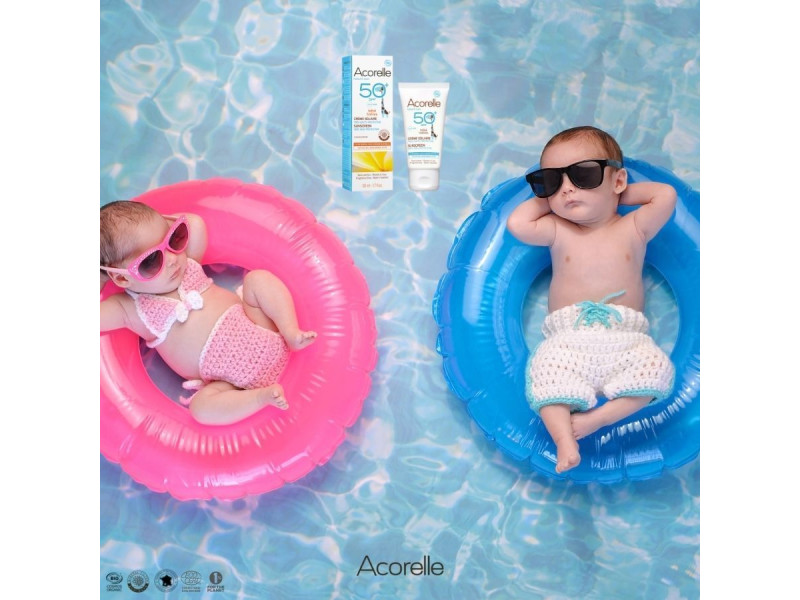 Acorelle Certified Organic Baby Sunscreen SPF50