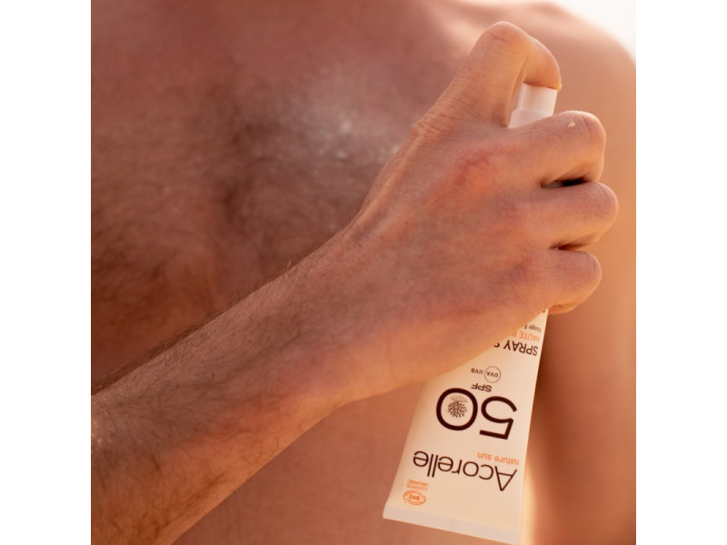 Acorelle Certified Organic Sun Spray SPF50