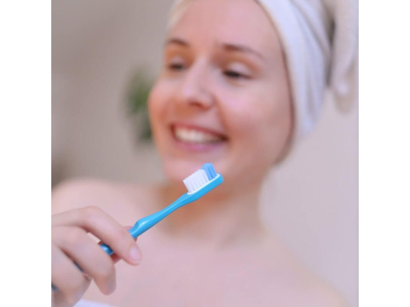 Lamazuna Toothbrush, Reload Heads, 3 Clips, Medium