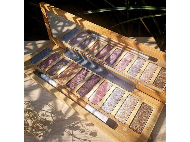 Zao Organic Palette Ultra Shiny – Παλέτα βιολογικών σκιών με 10 Ιριδίζουσες αποχρώσεις