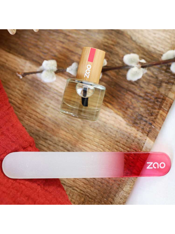 Zao Organic Glass Nail File – Γυάλινη λίμα υψηλής ποιότητας για τέλειο σχηματισμό