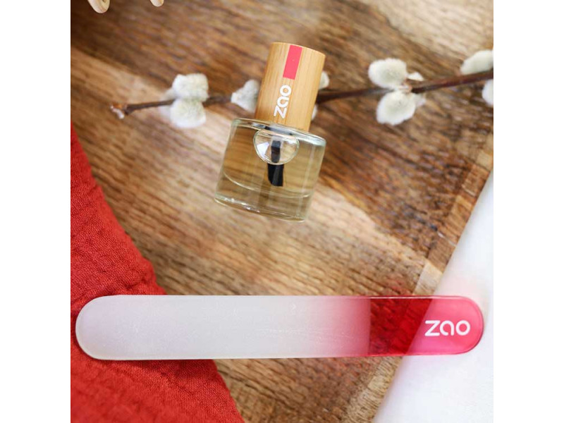 Zao Organic Glass Nail File – Γυάλινη λίμα υψηλής ποιότητας για τέλειο σχηματισμό