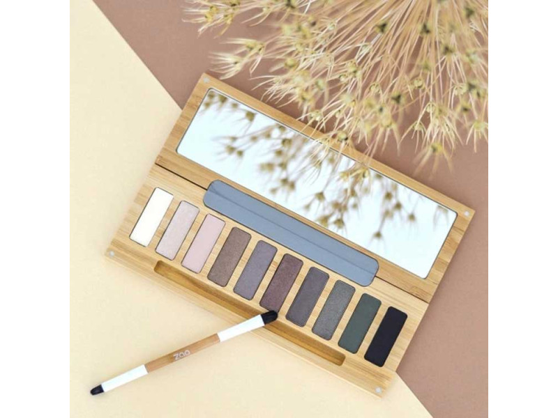 Zao Organic Palette Clin d’Oeil – Παλέτα Βιολογικών σκιών με 10 Ματ Αποχρώσεις