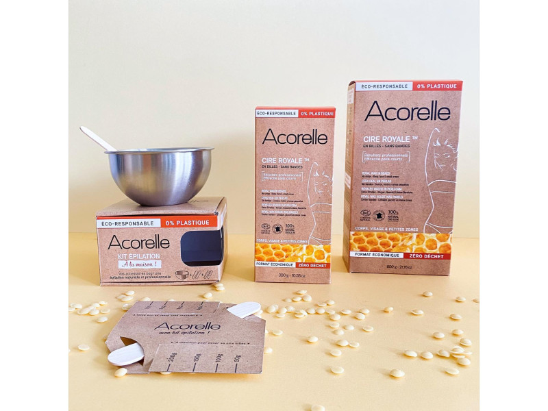 Acorelle Certified Organic Hair Removal Royal Wax™ Beads Kit