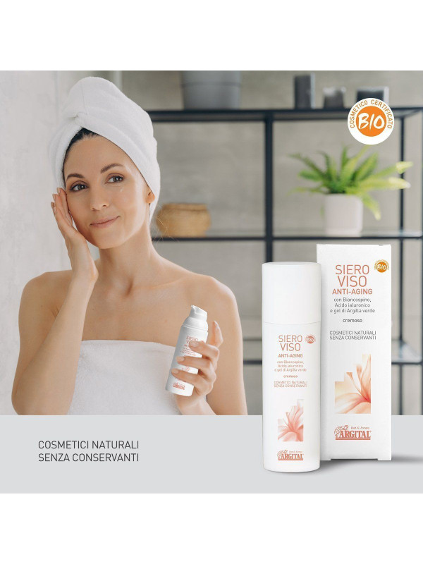 ARGITAL Anti-Aging Face Serum – Βιολογικός Αντιγηραντικός Ορός Προσώπου, 30ml
