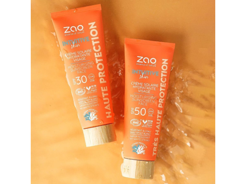 Zao Organic Skin Intuitive Moisturising Face Sunscreen SPF 50