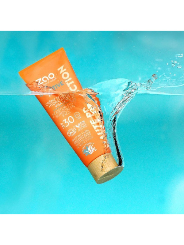 Zao Organic Moisturising Face Sunscreen SPF 30 – Βιολογική Ενυδατική Αντηλιακή προσώπου SPF 30, για όλους τους τύπους δέρματος