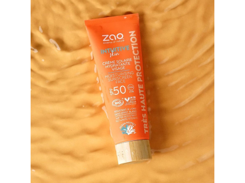 Zao Organic Skin Intuitive Moisturising Face Sunscreen SPF 50