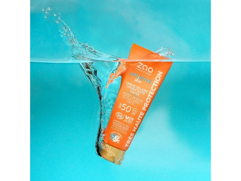 Zao Organic Skin Intuitive Moisturising Face Sunscreen SPF 50