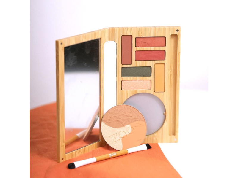 Zao Organic Terra Toscana Palette – Βιολογική πολυχρηστική παλέτα μακιγιάζ για πρόσωπο, μάτια & χείλη