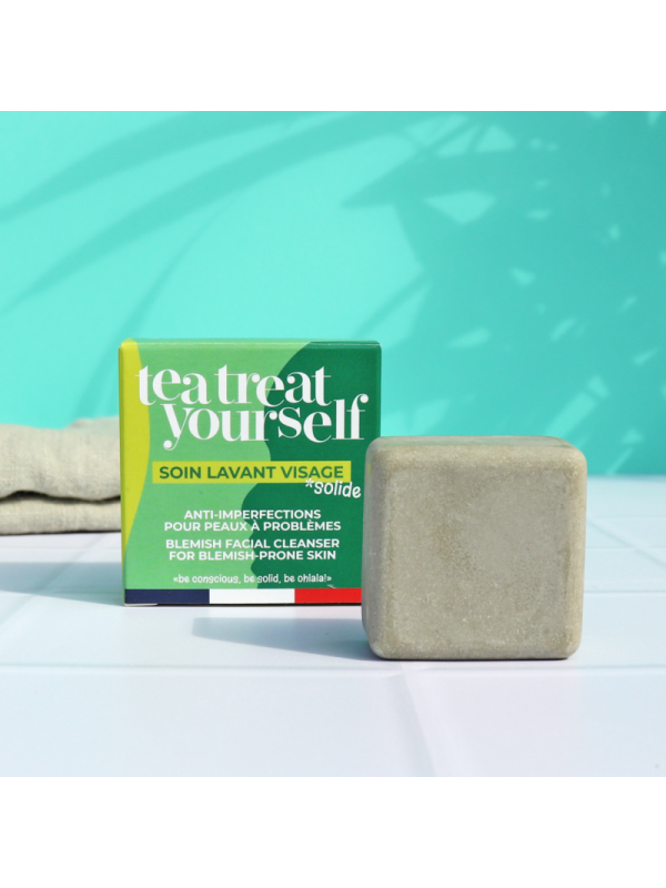 Lamazuna Solid Facial Cleanser Blemish-Prone Skin – Φυσικό Στερεό Καθαριστικό Προσώπου Για Επιδερμίδα Με Ατέλειες