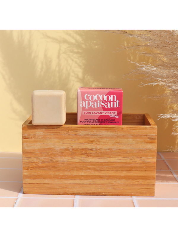 Lamazuna Solid Facial Cleanser - Dry & Sensitive Skin - Cocoon