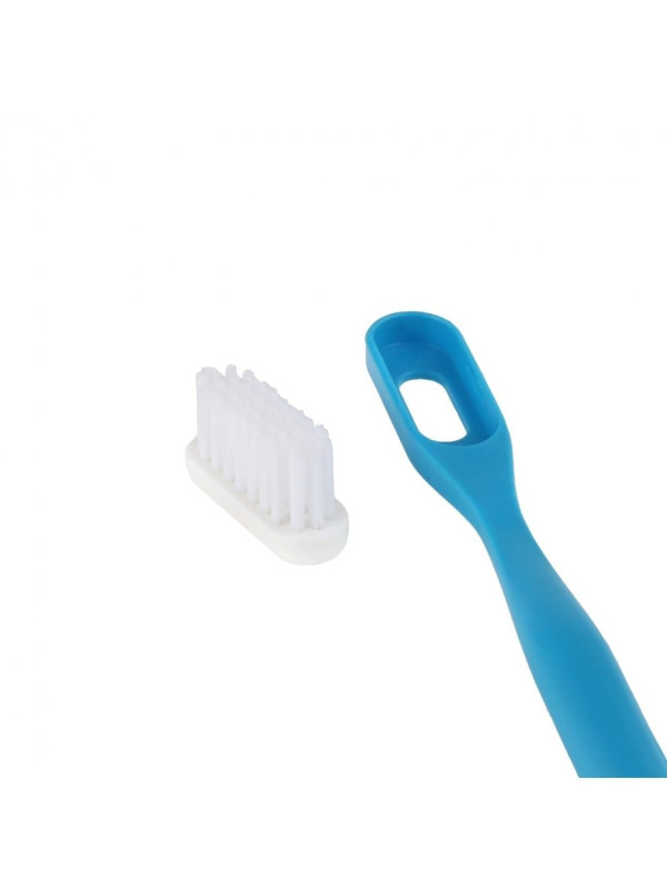 Lamazuna Toothbrush, Reload Heads, 3 Clips, Medium