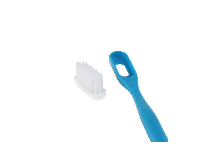 Lamazuna Toothbrush, Reload Heads, 3 Clips, Medium