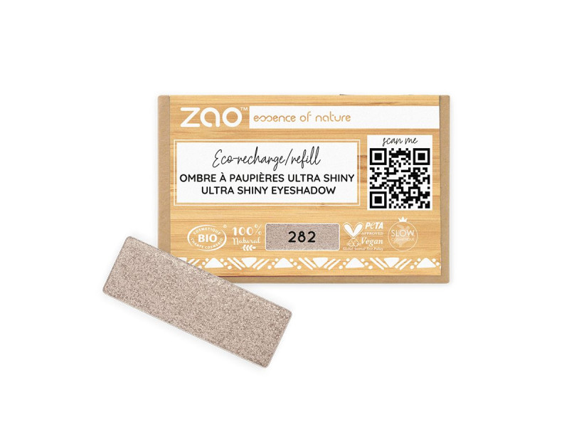 Zao Organic Eyeshadow Rectangle Ultra Shiny Refill - Ultra Shiny Σκιά Ματιών (ανταλλακτικό)