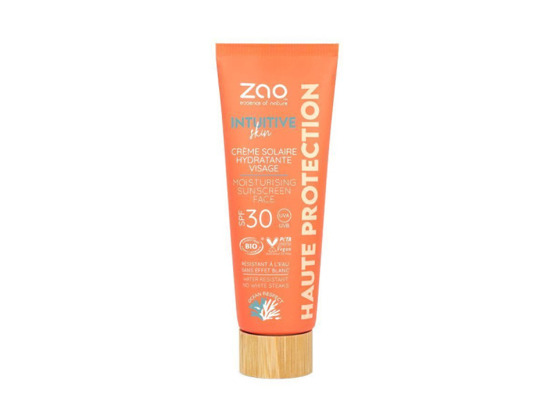 Zao Organic Skin Intuitive Moisturising Face Sunscreen SPF 30