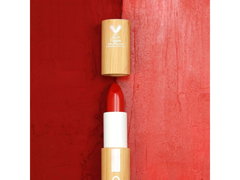 Zao Organic Daring Lipstick The Red – Κόκκινο κραγιόν με έντονη απόδοση & διάρκεια