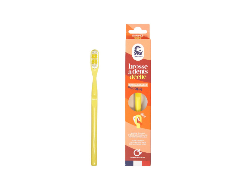 Lamazuna replaceable-head toothbrush, Soft