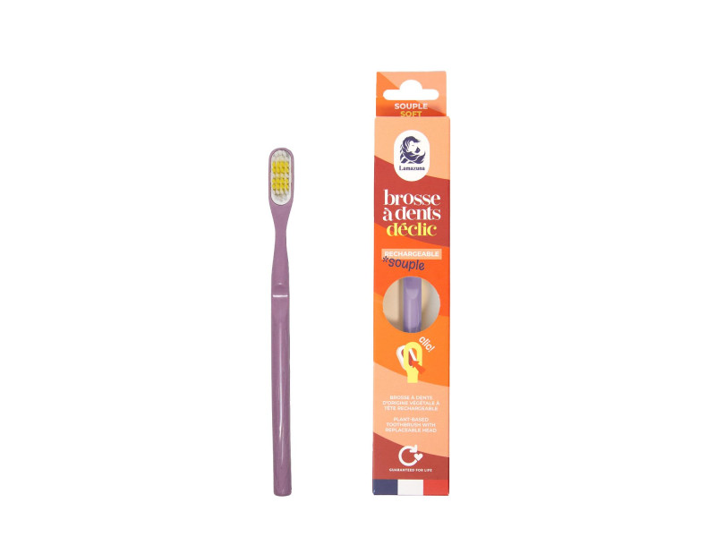 Lamazuna replaceable-head toothbrush, Soft